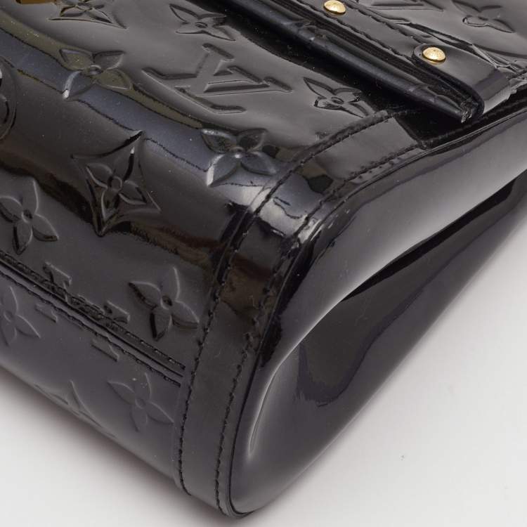 Pre Owned Louis Vuitton Black Monogram Vernis Venice Bag 