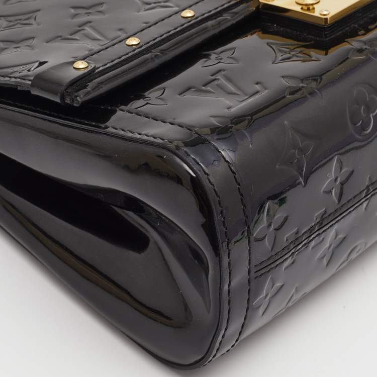 Pre Owned Louis Vuitton Black Monogram Vernis Venice Bag 
