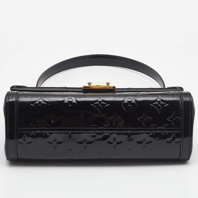 Pre Owned Louis Vuitton Black Monogram Vernis Venice Bag 