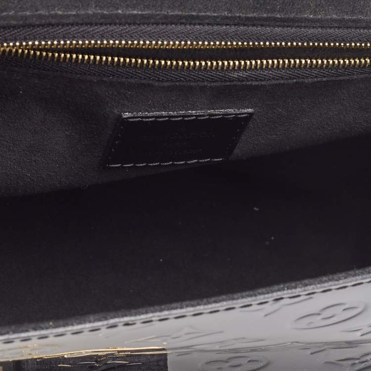 Pre Owned Louis Vuitton Black Monogram Vernis Venice Bag 