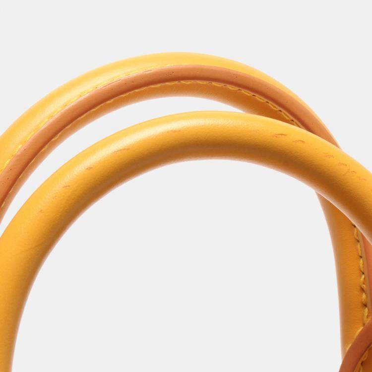 Pre Owned Louis Vuitton Yellow Epi Leather Speedy 25 Satchel