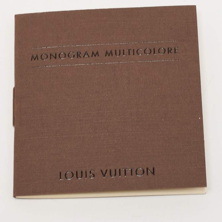 Pre Owned Louis Vuitton White Multicolor Monogram Canvas Judy MM Bag