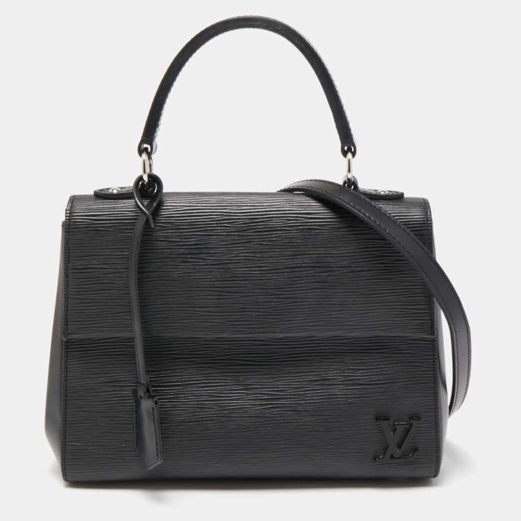 Pre Owned Louis Vuitton Black Epi Leather Cluny BB Bag