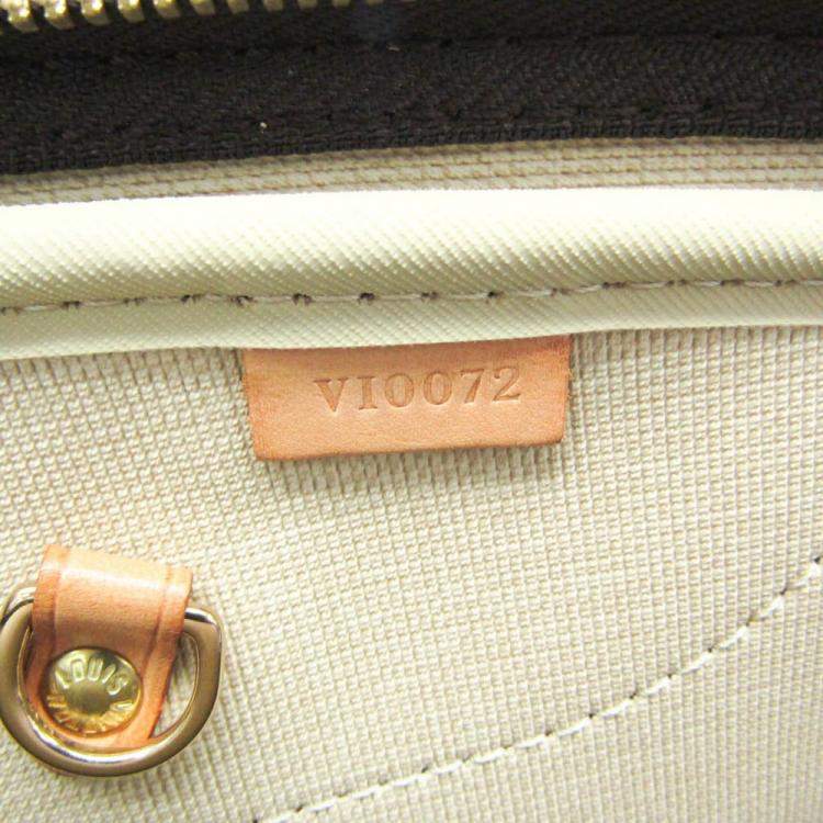 Pre Owned Louis Vuitton Brown Monogram Canvas Alize 24 Heures Briefcase