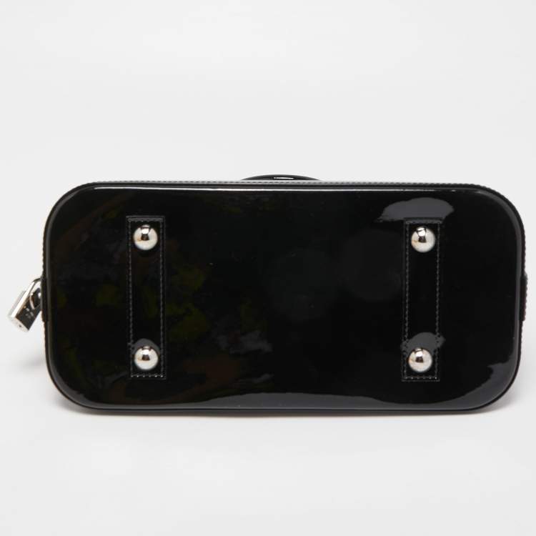 Pre Owned Louis Vuitton Black Electric Epi Leather Alma PM Bag