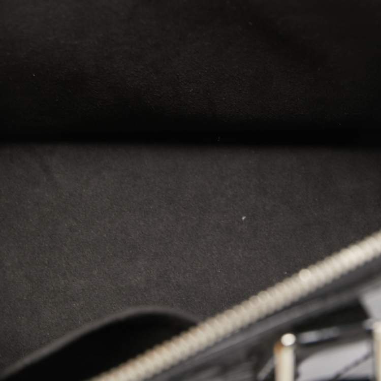 Pre Owned Louis Vuitton Black Electric Epi Leather Alma PM Bag