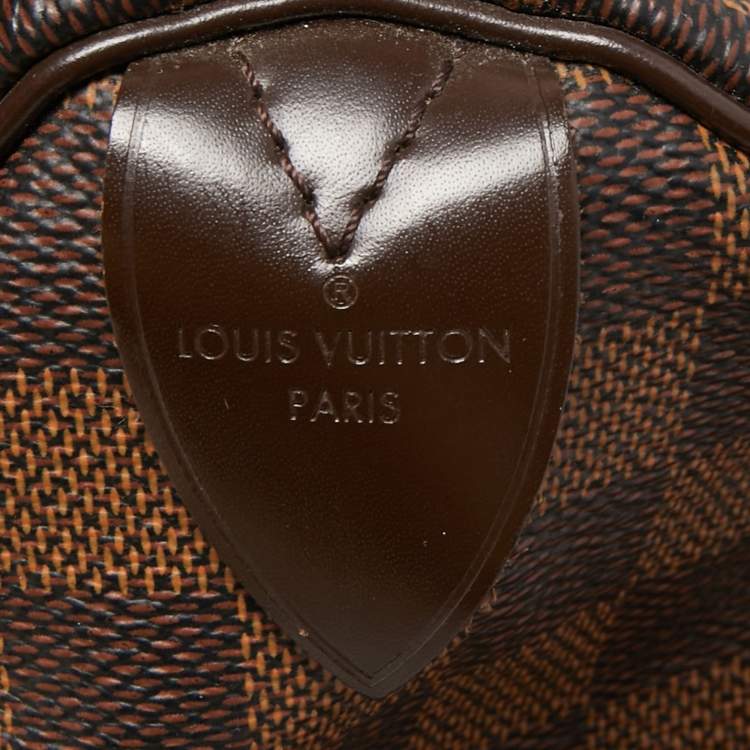 Pre Owned Louis Vuitton Damier Ebene Canvas Speedy 25 Bag