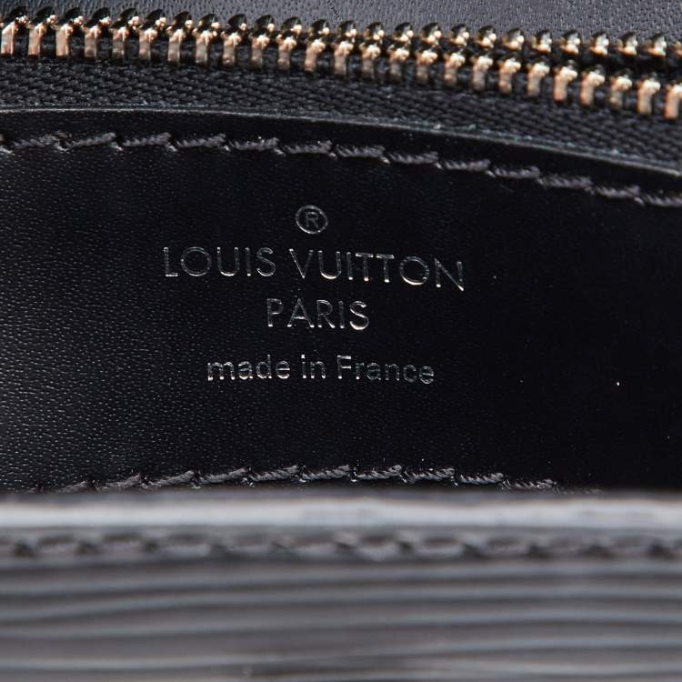 Pre Owned Louis Vuitton Black Epi Leather Sevigne PM Bag