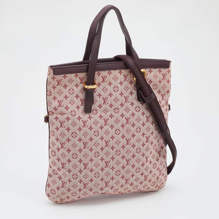 Pre Owned Louis Vuitton Cherry Monogram Mini Lin Francoise Bag