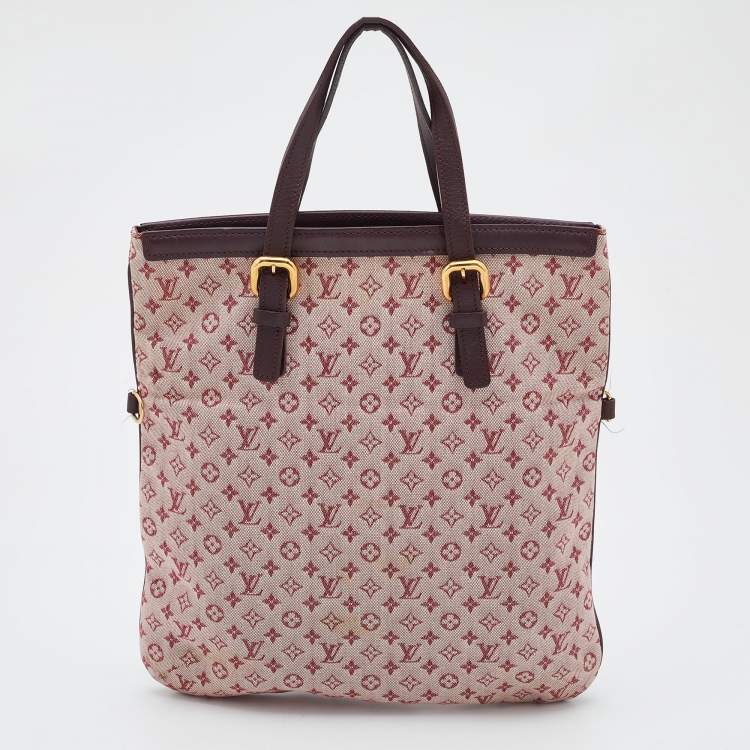 Pre Owned Louis Vuitton Cherry Monogram Mini Lin Francoise Bag