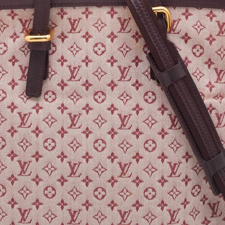 Pre Owned Louis Vuitton Cherry Monogram Mini Lin Francoise Bag