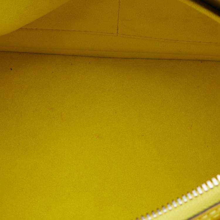 Pre Owned Louis Vuitton Citron Epi Leather Alma PM Bag