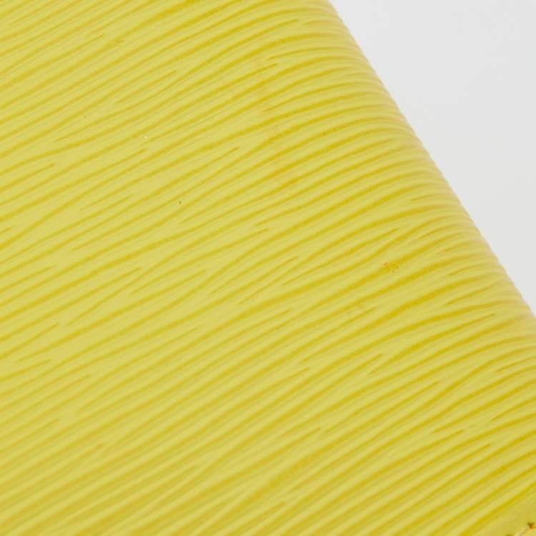 Pre Owned Louis Vuitton Citron Epi Leather Alma PM Bag
