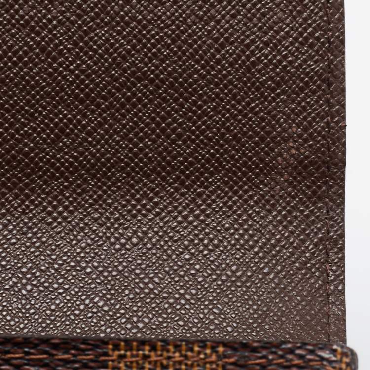 Pre Owned Louis Vuitton Damier Ebene Canvas Sarah Wallet