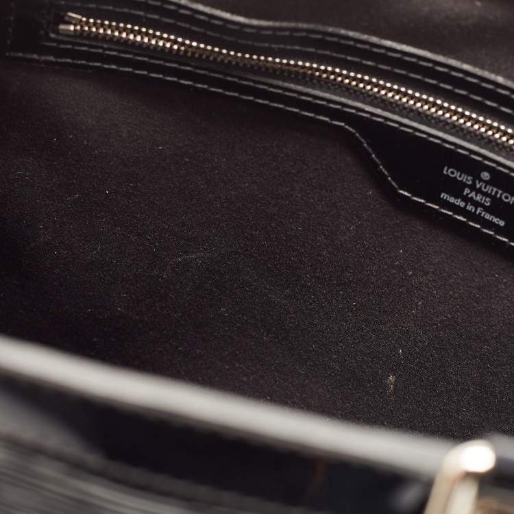 Pre Owned Louis Vuitton Black Electric Epi Leather Brea GM Bag
