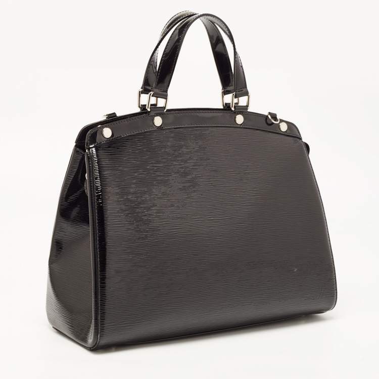Pre Owned Louis Vuitton Black Electric Epi Leather Brea GM Bag
