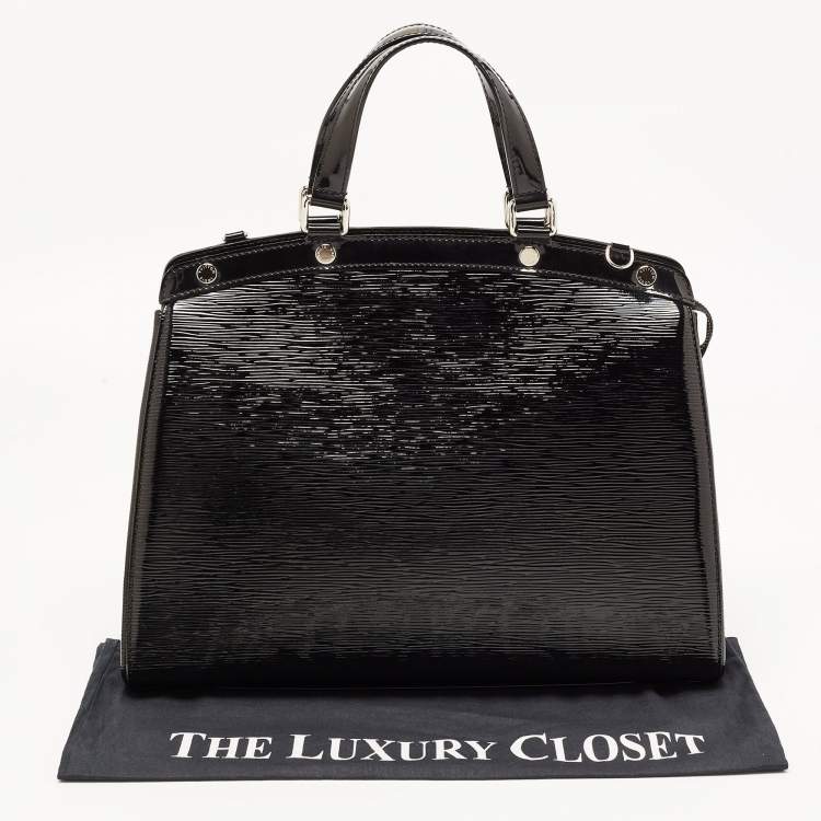 Pre Owned Louis Vuitton Black Electric Epi Leather Brea GM Bag