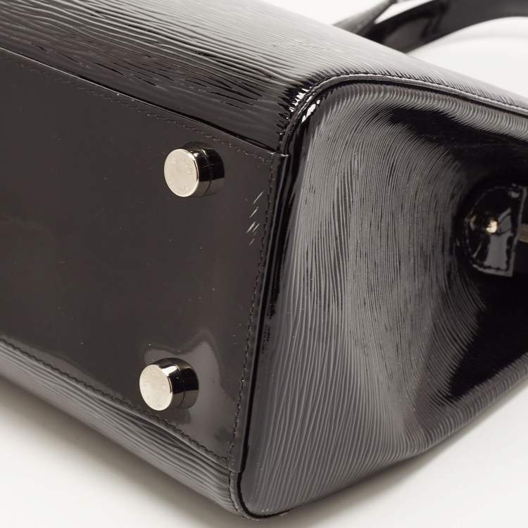 Pre Owned Louis Vuitton Black Electric Epi Leather Brea GM Bag
