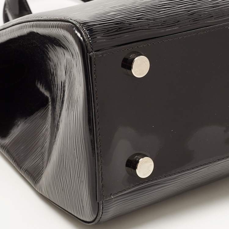 Pre Owned Louis Vuitton Black Electric Epi Leather Brea GM Bag