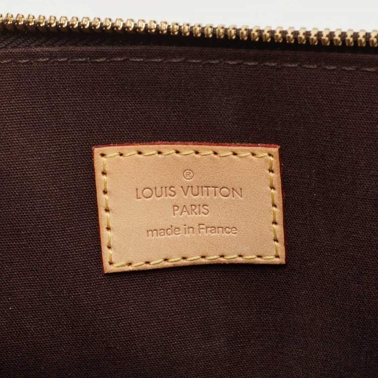 مملوكة مسبقًا Louis Vuitton Amarante Monogram Vernis Leather Alma PM Bag