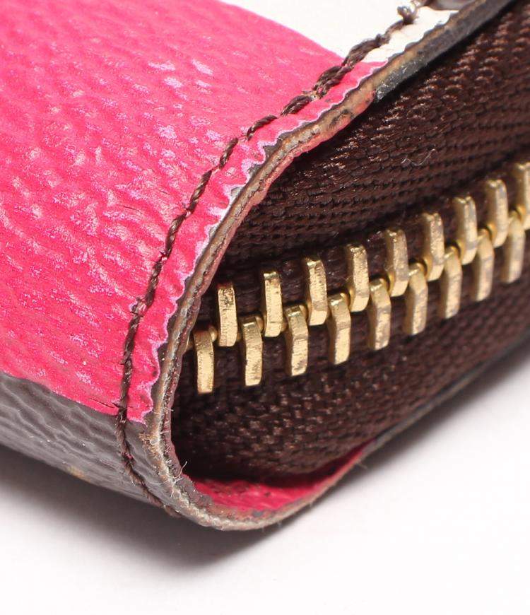 مملوكة مسبقًا Louis Vuitton Brown Monogram Canvas Giraffe Zippy Wallet