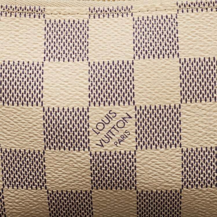Pre Owned Louis Vuitton Damier Azur Canvas Mini Pochette Accessoires