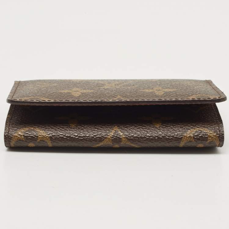 Pre Owned Louis Vuitton Monogram Canvas Business Card Holder
