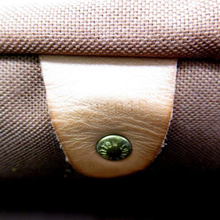 Pre Owned Louis Vuitton Brown Monogram Canvas Speedy 30 Handbag