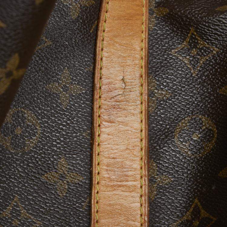 Pre Owned Louis Vuitton Brown Monogram Canvas Keepall 60 Travel Bag