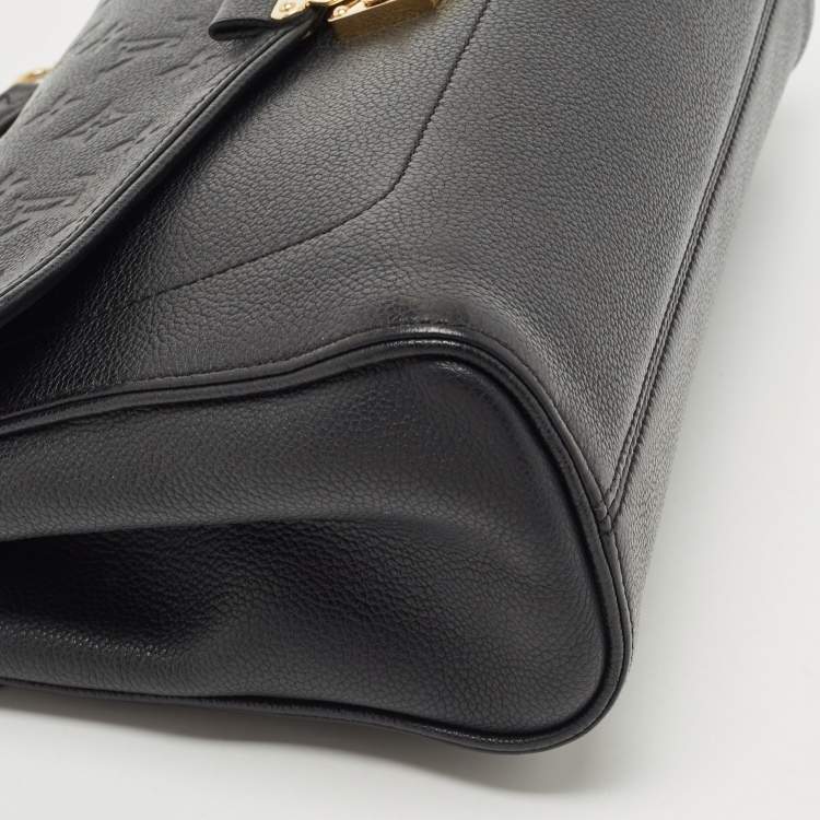 مملوكة مسبقًا Louis Vuitton Black Monogram Empreinte Leather St Germain MM Bag