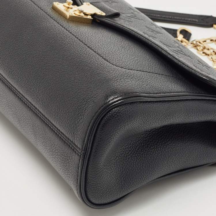 مملوكة مسبقًا Louis Vuitton Black Monogram Empreinte Leather St Germain MM Bag