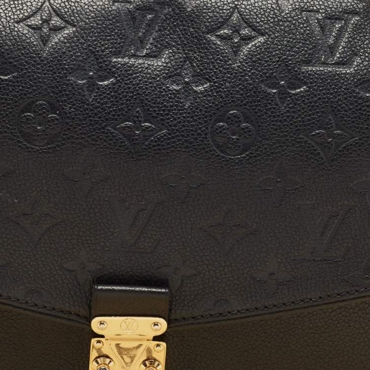 مملوكة مسبقًا Louis Vuitton Black Monogram Empreinte Leather St Germain MM Bag