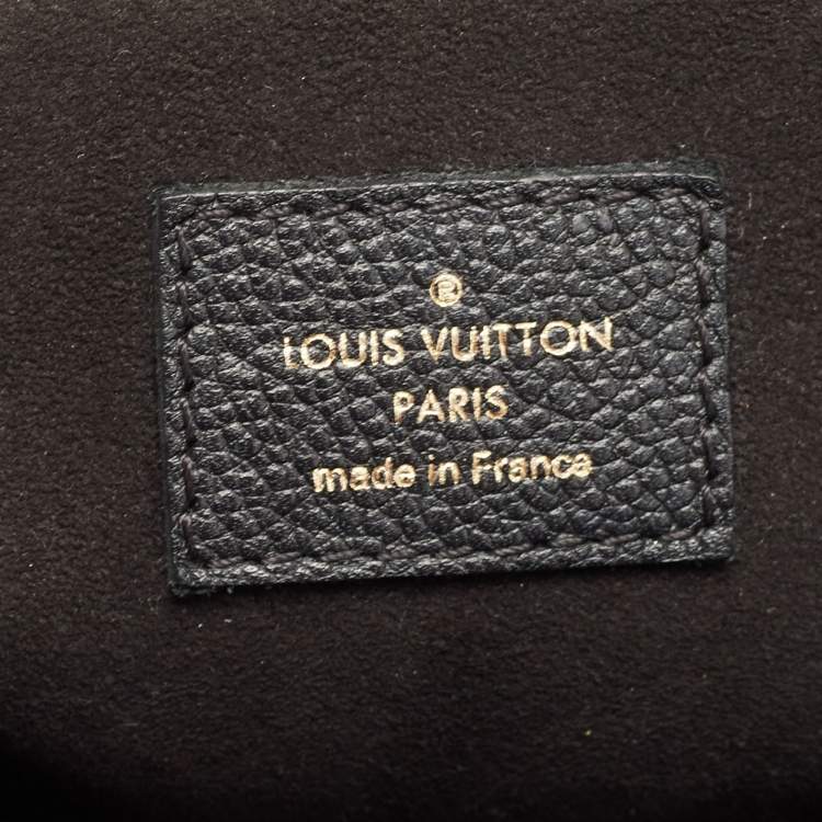 مملوكة مسبقًا Louis Vuitton Black Monogram Empreinte Leather St Germain MM Bag