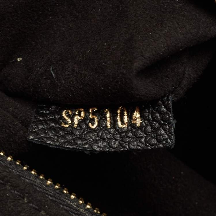 مملوكة مسبقًا Louis Vuitton Black Monogram Empreinte Leather St Germain MM Bag