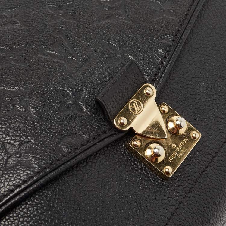 مملوكة مسبقًا Louis Vuitton Black Monogram Empreinte Leather St Germain MM Bag