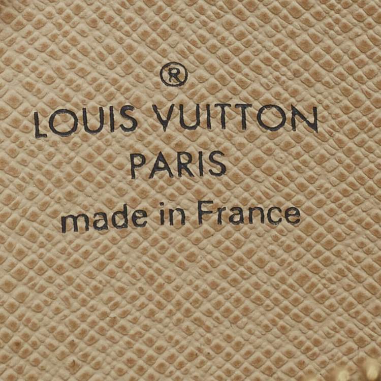 Pre Owned Louis Vuitton Damier Azur Canvas Zippy Coin Purse