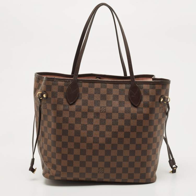 Pre Owned Louis Vuitton Damier Ebene Canvas Neverfull MM Bag