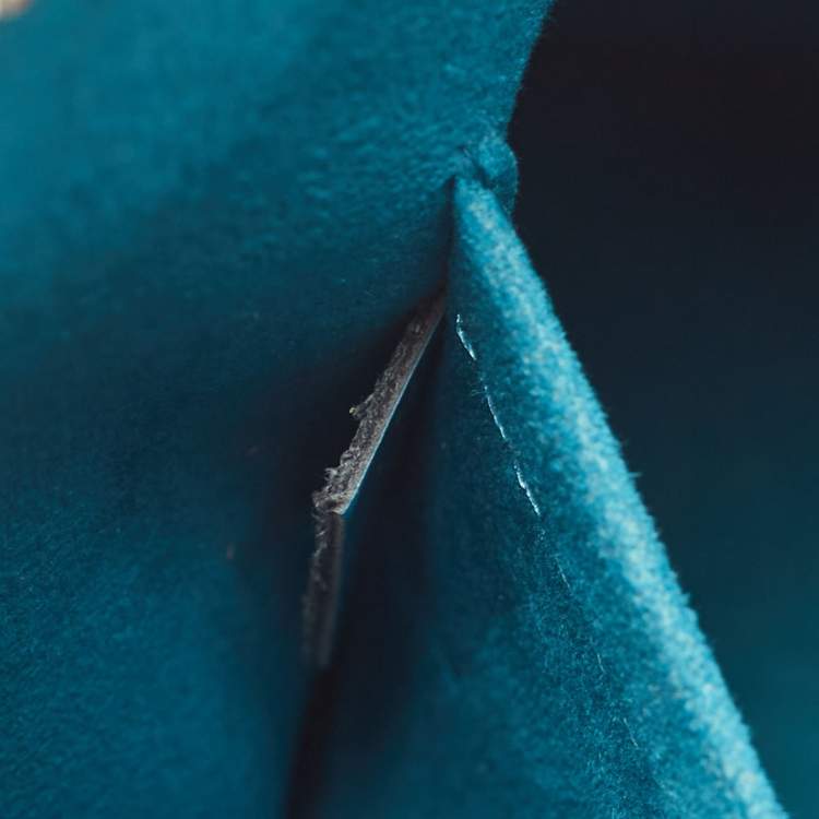 Pre Owned Louis Vuitton Cyan Epi Leather Alma BB Bag