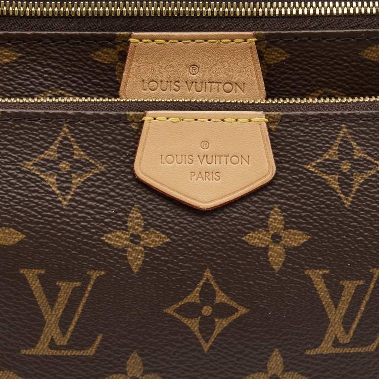 مملوكة مسبقًا Louis Vuitton Khaki Monogram Canvas Multi Pochette Accessories Bag