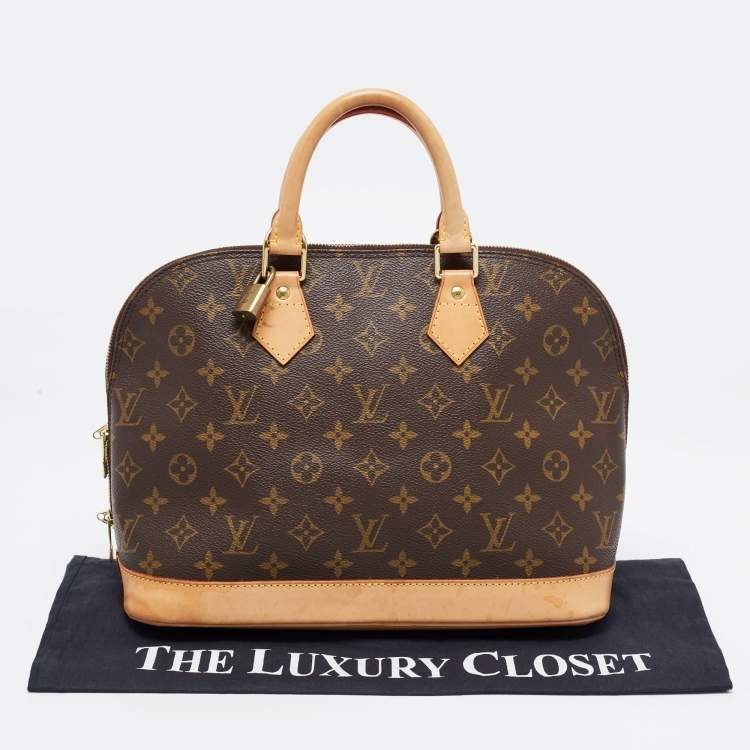 Pre Owned Louis Vuitton Monogram Canvas Alma PM Bag