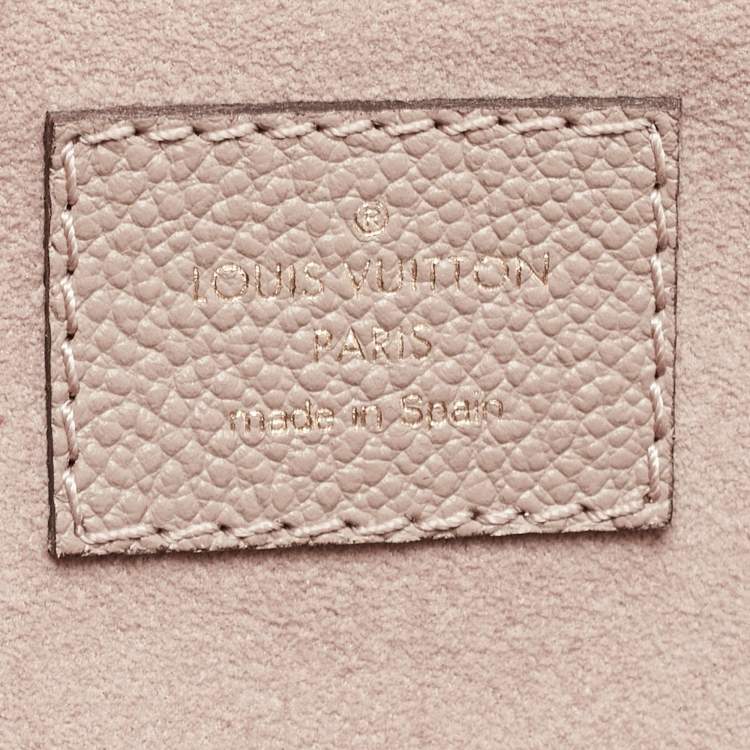 Pre Owned Louis Vuitton Bicolor Monogram Empriente Leather Patit Palais Bag