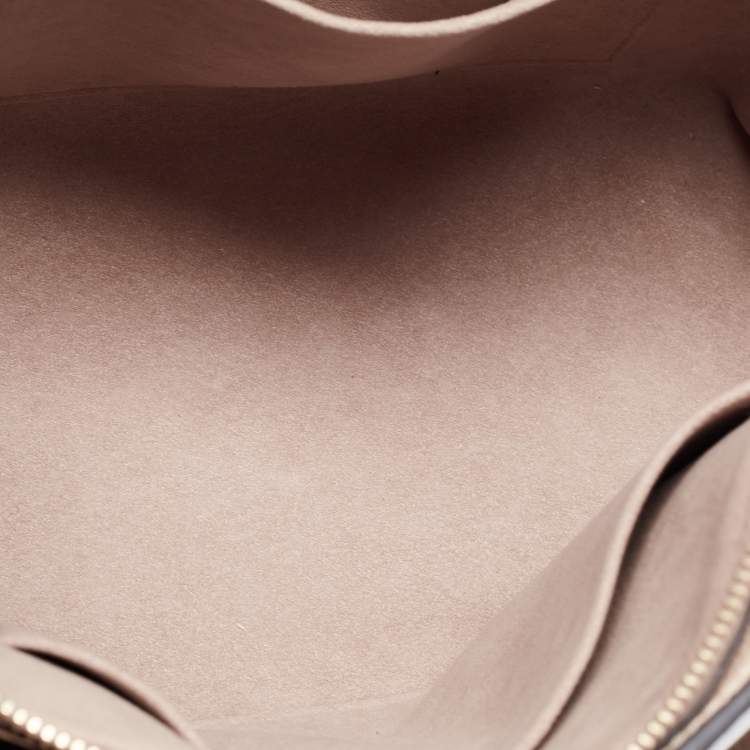 Pre Owned Louis Vuitton Bicolor Monogram Empriente Leather Patit Palais Bag