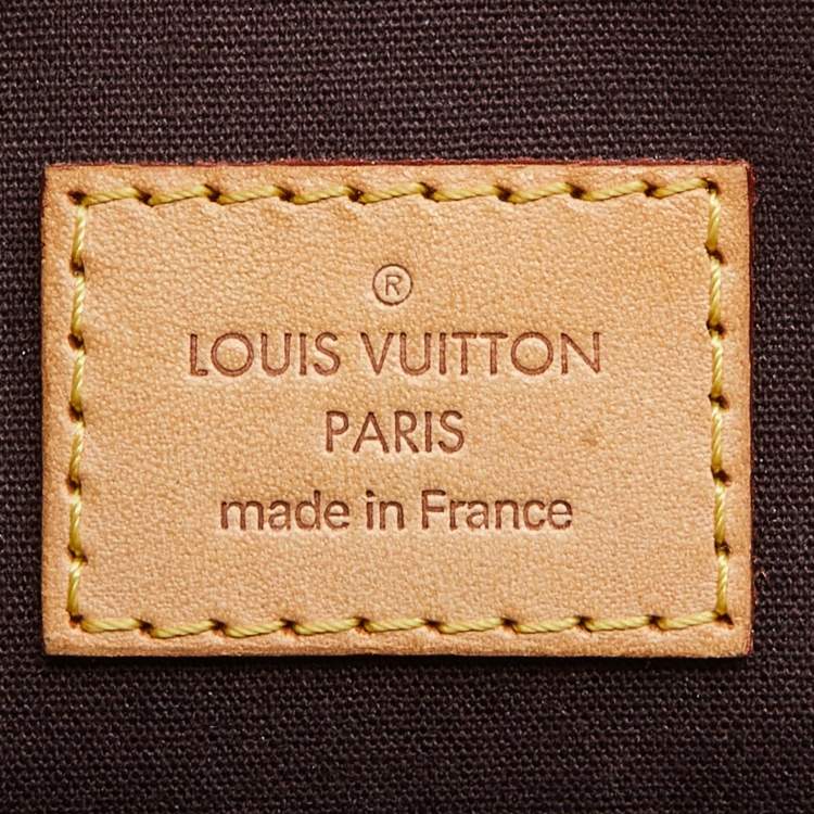 Pre Owned Louis Vuitton Amarante Monogram Vernis Alma PM Bag