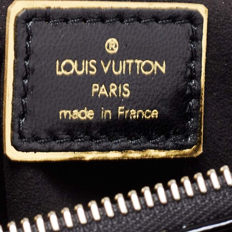 Pre Owned Louis Vuitton Monogram Canvas, Leopard Calfhair and Karung Trimmed Adele Bag
