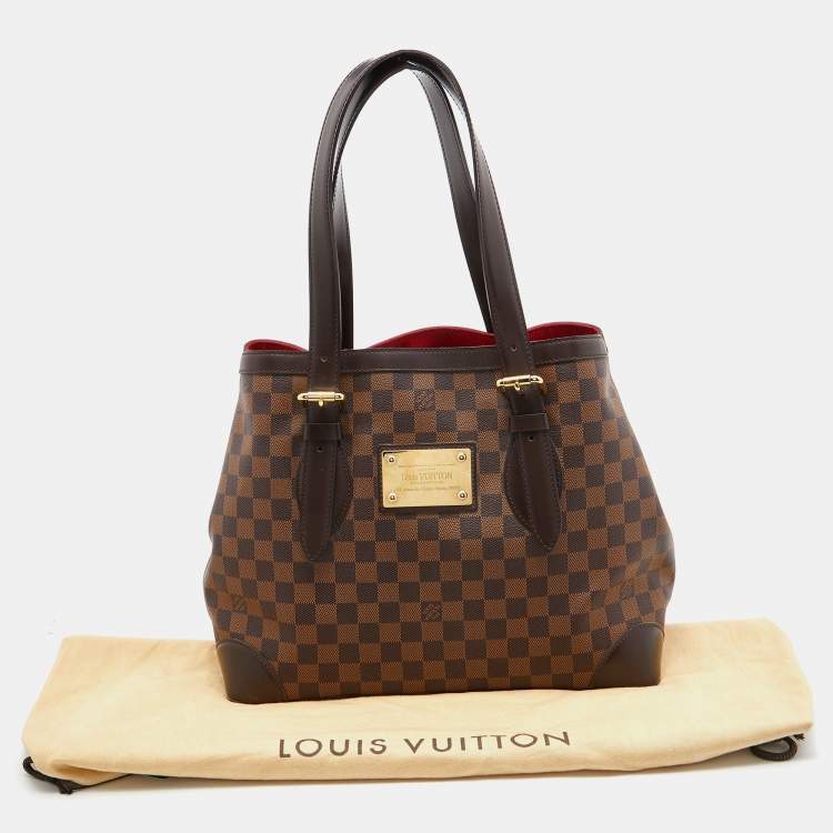 Pre Owned Louis Vuitton Damier Ebene Canvas Hampstead MM Bag