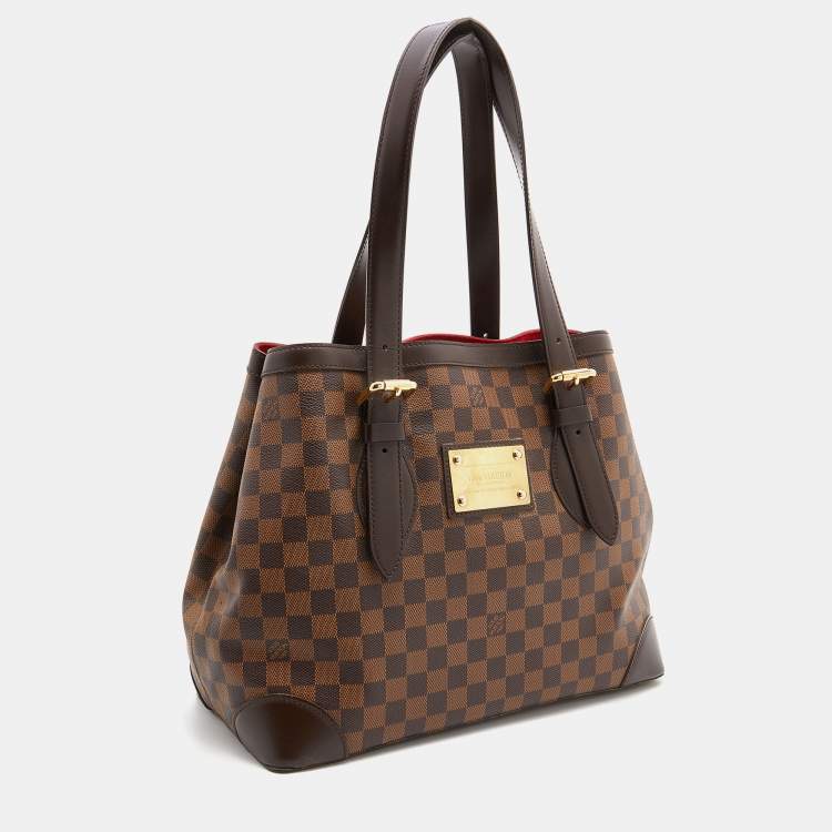 Pre Owned Louis Vuitton Damier Ebene Canvas Hampstead MM Bag
