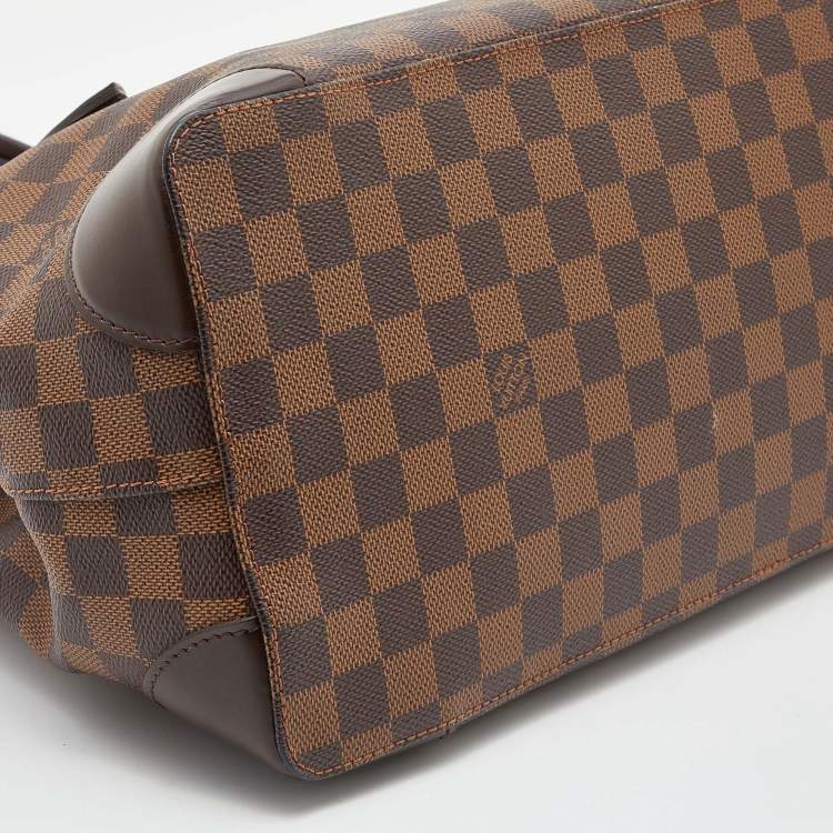 Pre Owned Louis Vuitton Damier Ebene Canvas Hampstead MM Bag