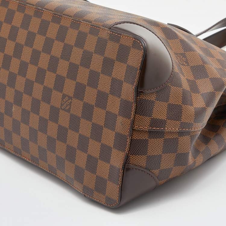 Pre Owned Louis Vuitton Damier Ebene Canvas Hampstead MM Bag