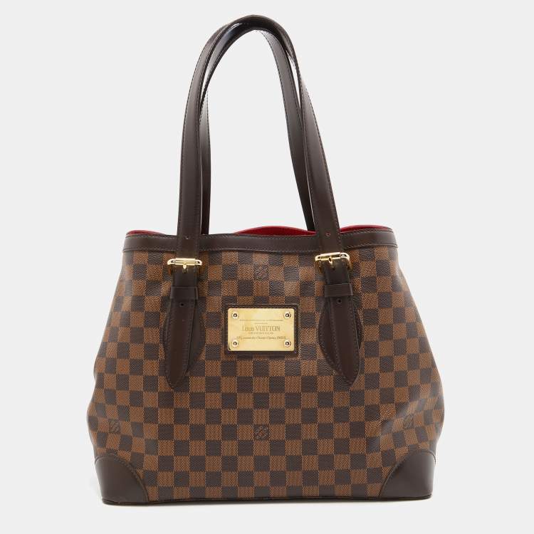 Pre Owned Louis Vuitton Damier Ebene Canvas Hampstead MM Bag