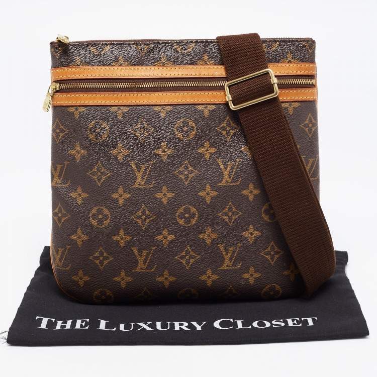 Pre Owned Louis Vuitton Monogram Canvas Pochette Bosphore Messenger Bag